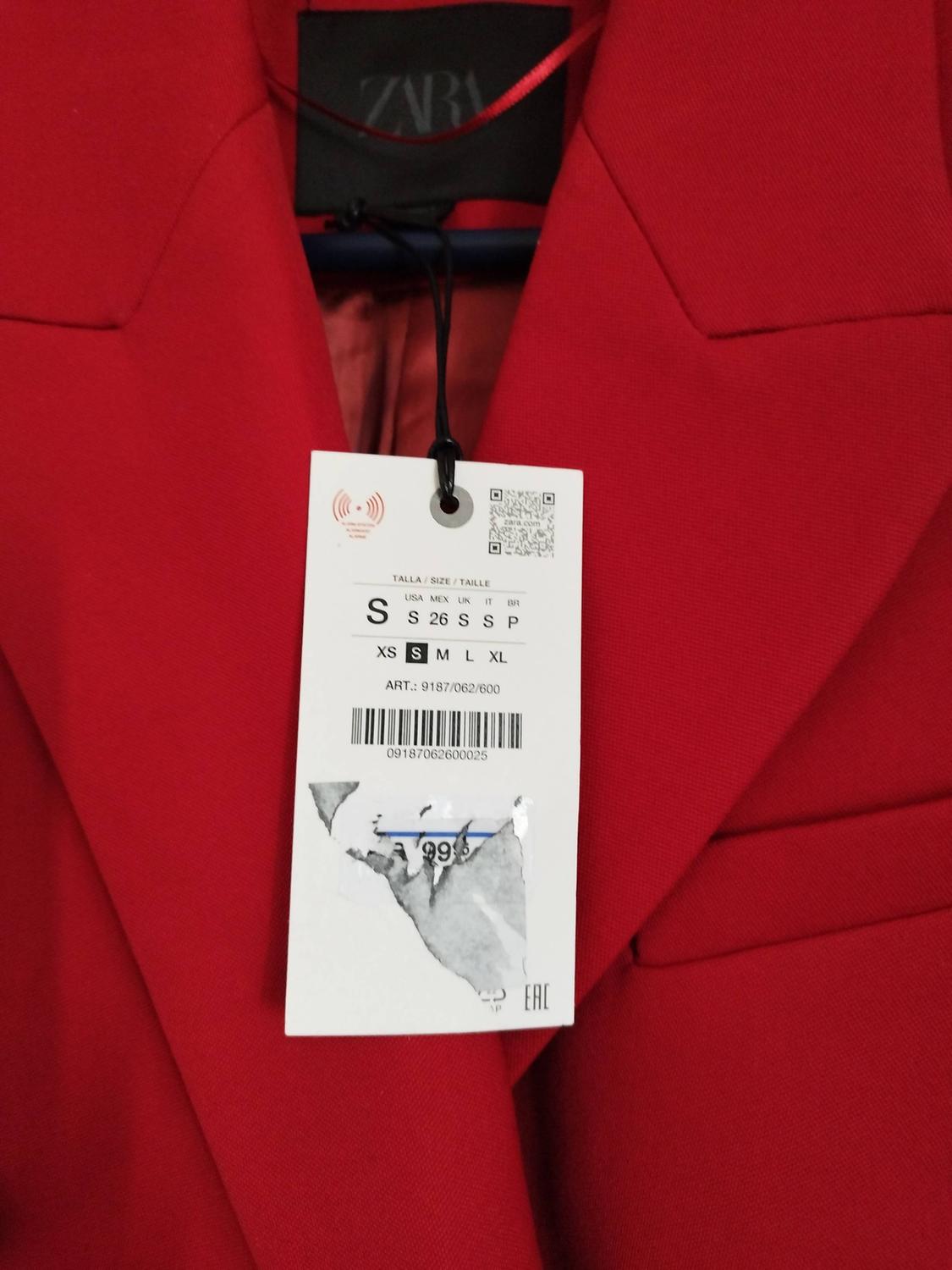 ZW COLLECTION DOUBLE-BREASTED STRAIGHT BLAZER - Image 2