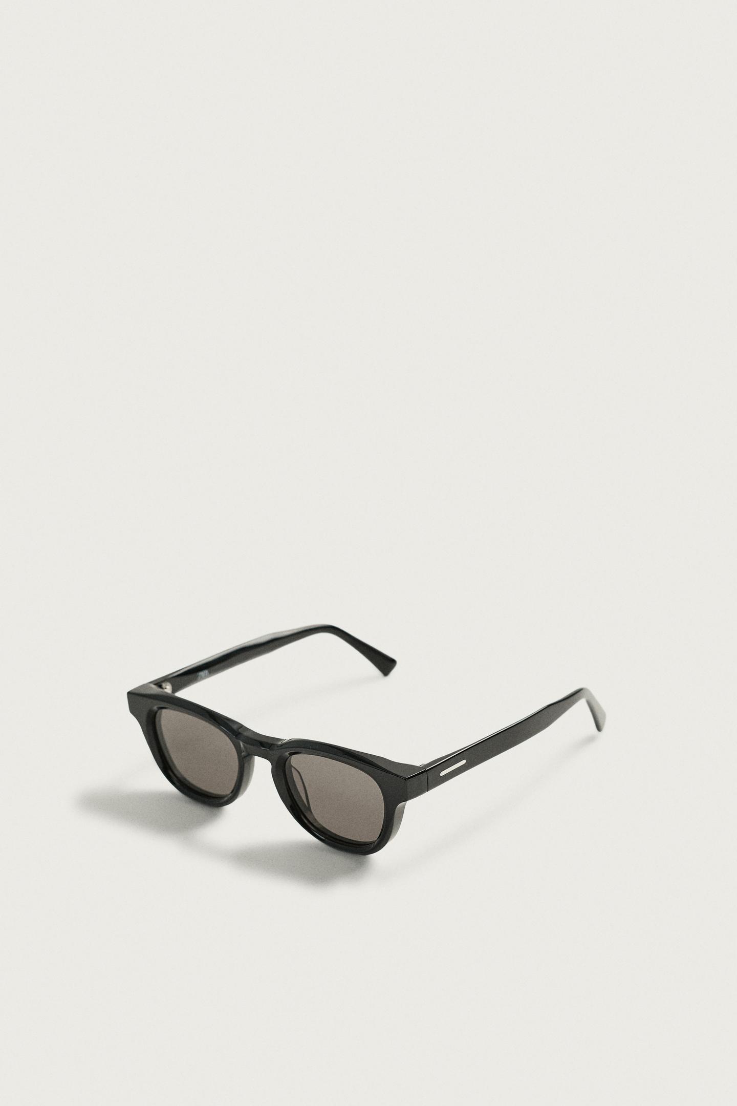 Солнцезащитные очки Zara Cat-Eye Sunglasses, цвет: Чёрный — фото 5