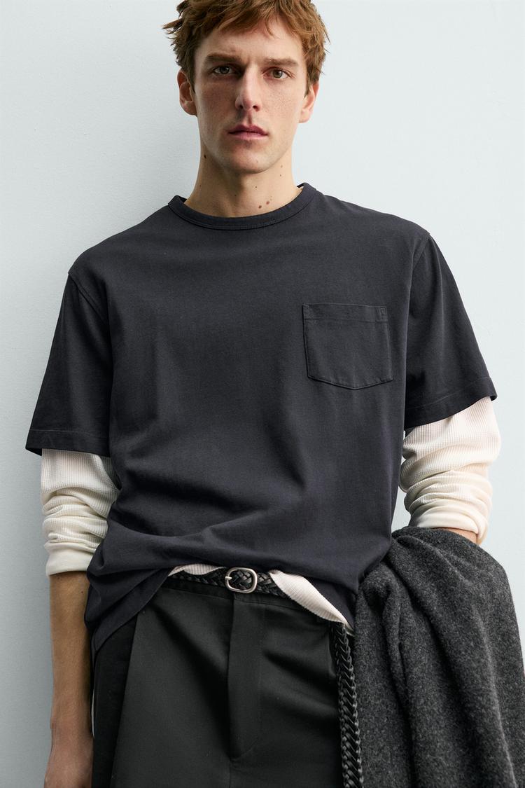 ZARA POCKET T-SHIRT AARON LEVINE X ZARA
