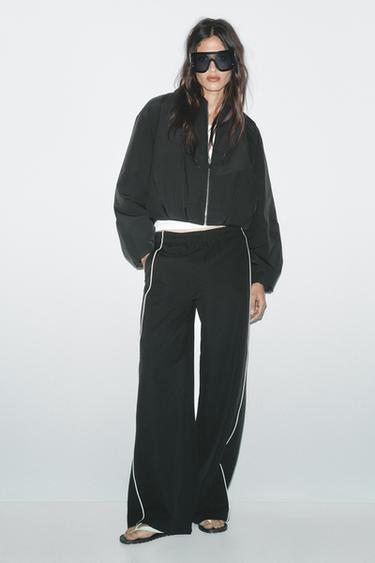 ZIP-UP SHORT JACKET - Black by Zara