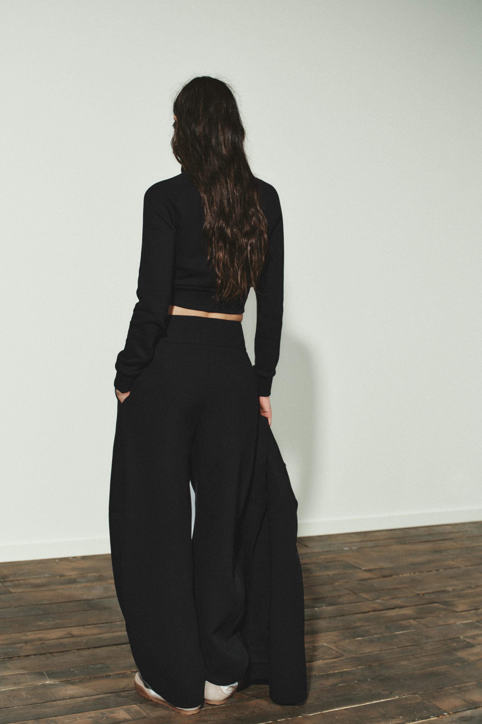 PLEATED BALLOON PANTS - Black | ZARA United States