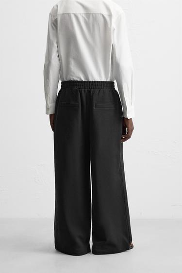 PANTALON JOGGER OVERSIZE COUPE LARGE - Noir de Zara - Image 2