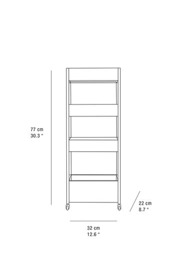 STORAGE UNIT WITH WHEELS - Brown by Zara - Image 6