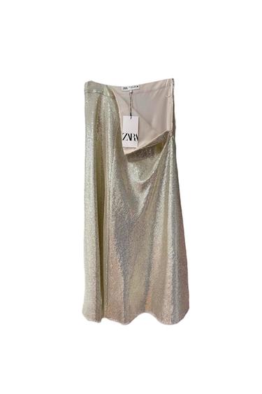 SEQUIN MIDI SKIRT ZW COLLECTION