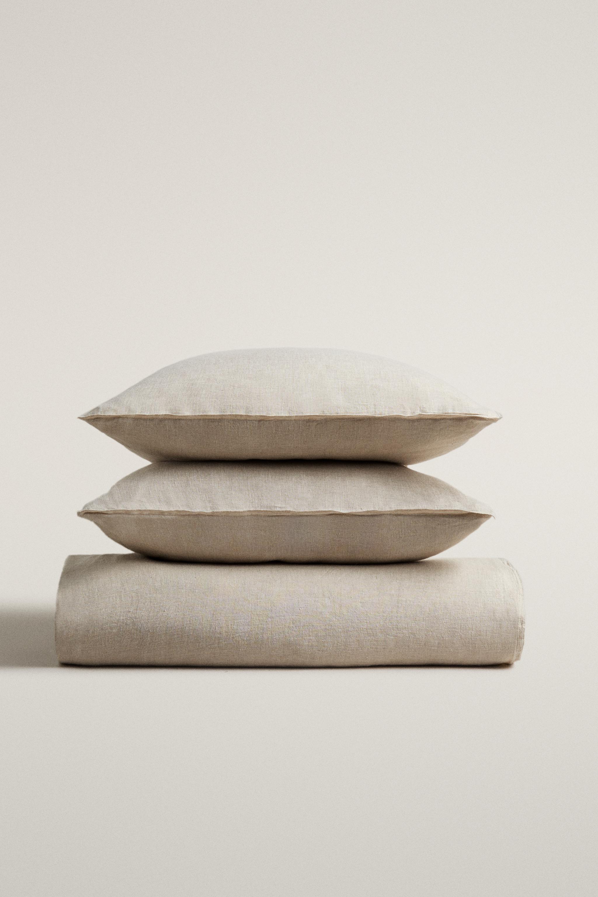 HOUSSE DE COUETTE LIN LAVÉ (160 G/M²)