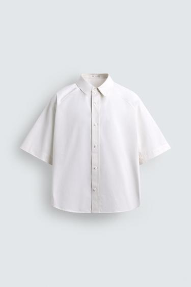 CAMISA TÉCNICA  BOXY FIT  LIMITED EDITION - Blanco roto de Zara - Imagen 0