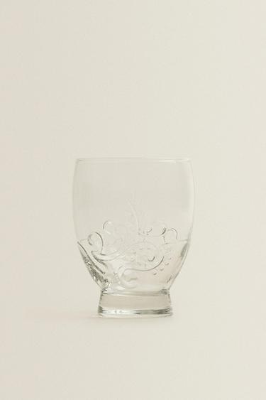 GLAS MIT BLUMENRELIEF -  von Zara - Bild 0