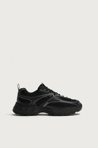 CHUNKY SOLE TRAINERS - Black by Zara