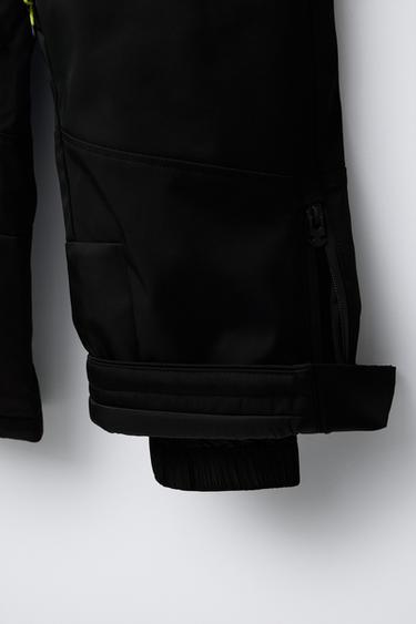 PANTALON À BRETELLES WATER RESISTANT ET WINDPROOF SYSTÈME RECCO® COLLECTION SKI - Noir de Zara - Image 5