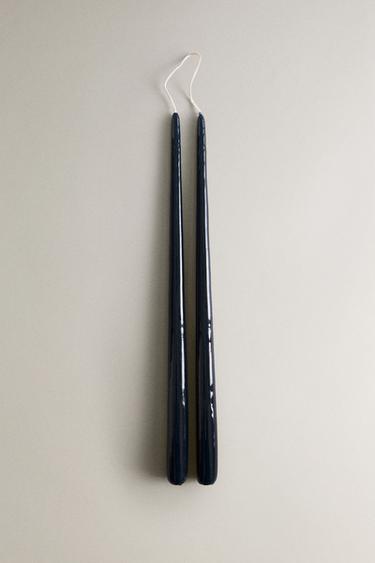 PACK OF THIN CANDLES (PACK OF 2) - Blue by Zara