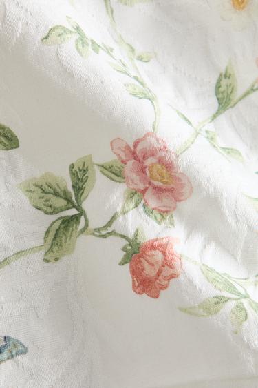 FLORAL PRINT JACQUARD PLACEMAT - Greenish by Zara - Image 3