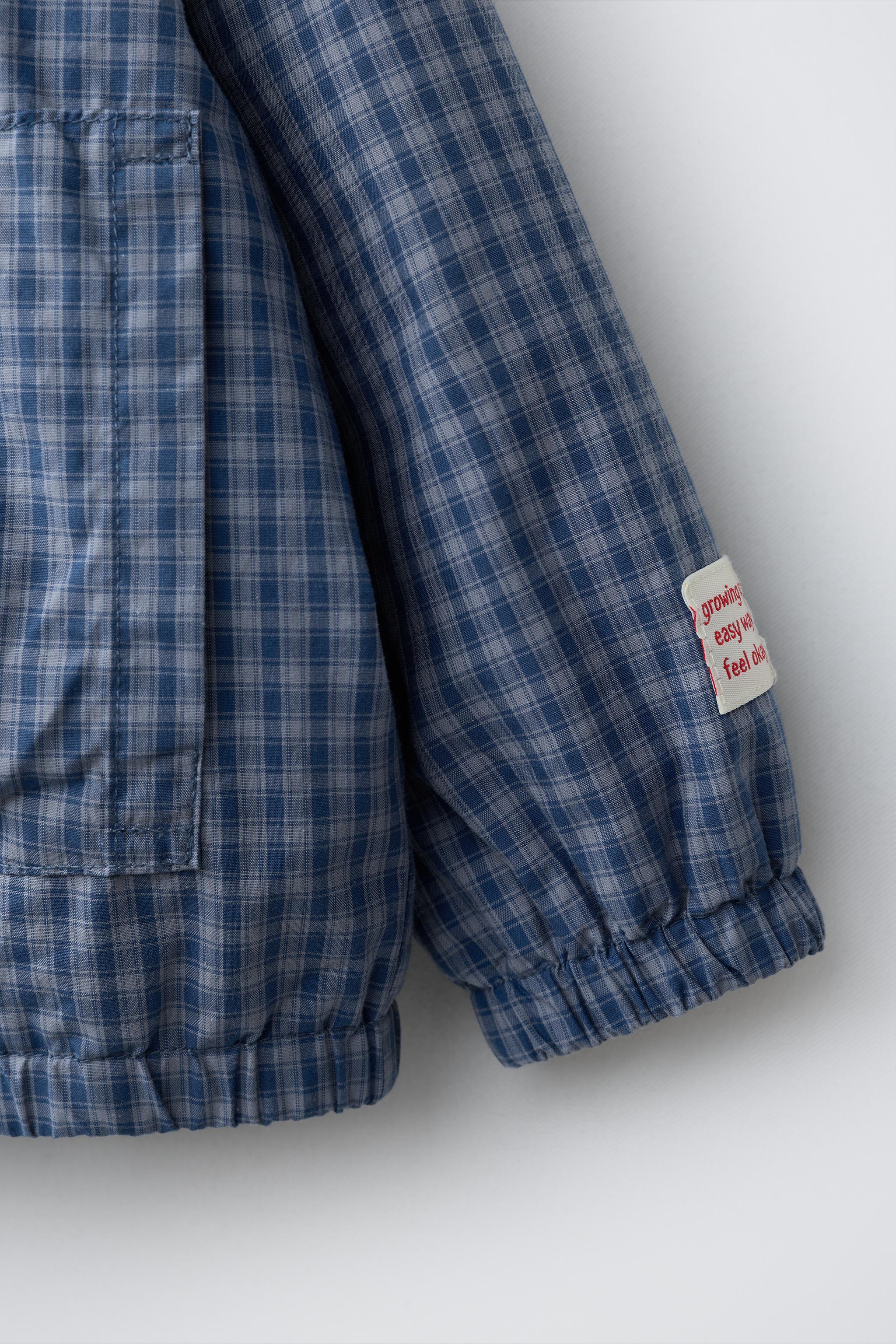 BLOUSON LÉGER À CARREAUX