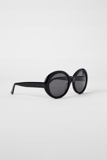 LUNETTES DE SOLEIL RONDES KATE MOSS X ZARA - Noir de Zara - Image 2