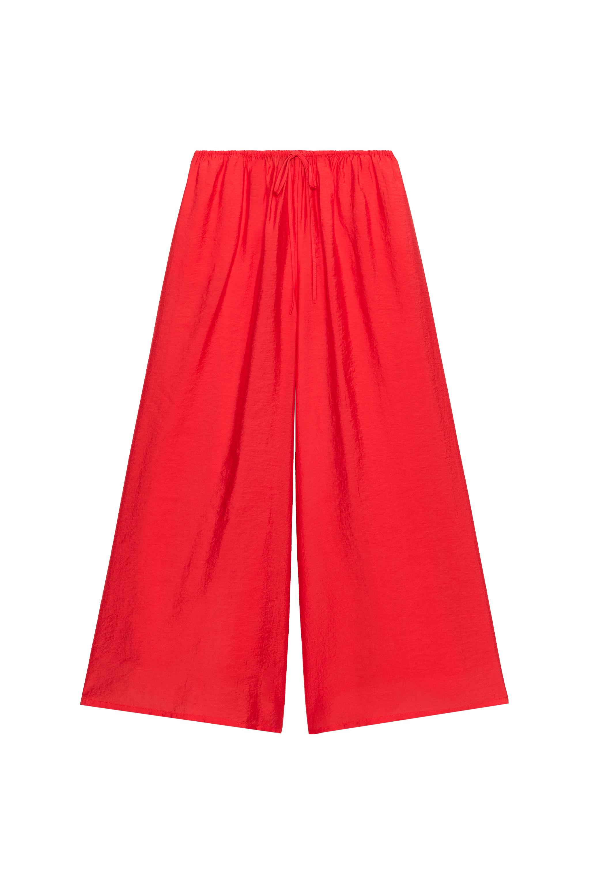 DRAWSTRING PALAZZO PANTS