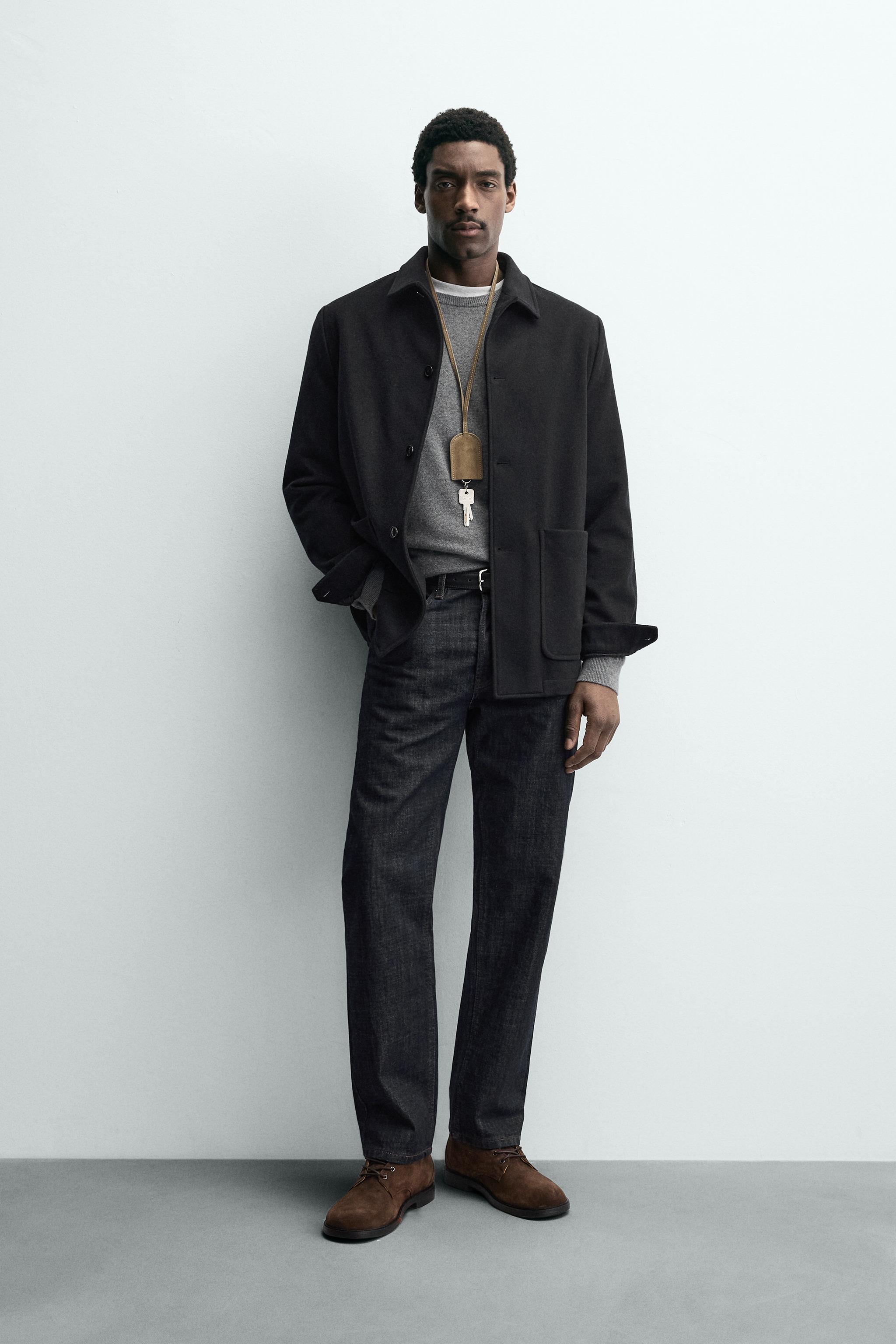 BLAZER RELAXED FIT MÉLANGE DE LAINE