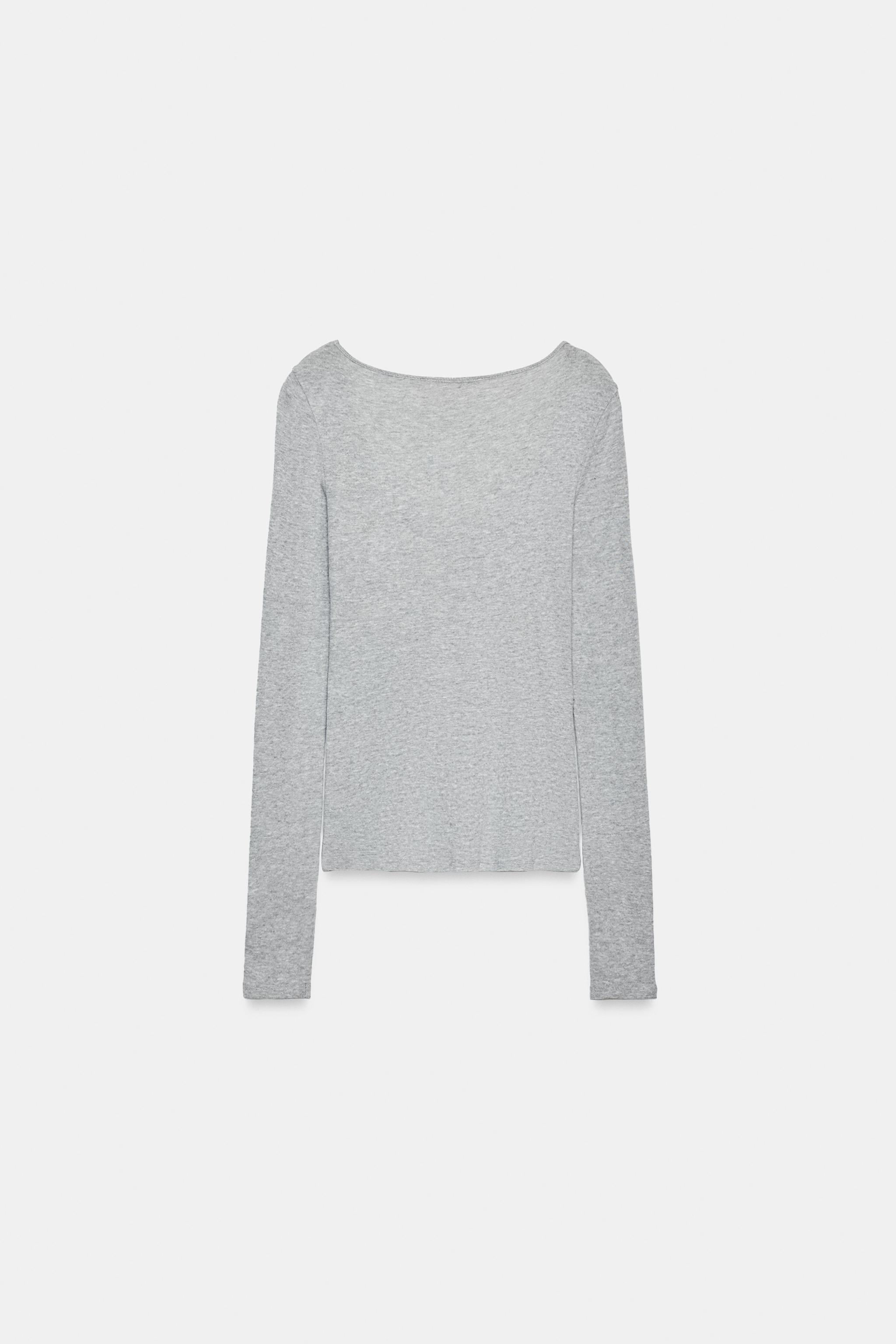 T-SHIRT DÉCOLLETÉ ARRONDI