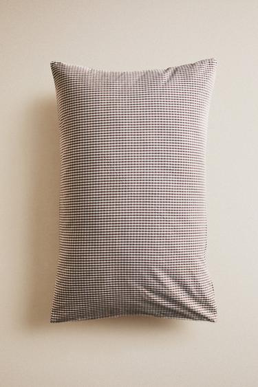 KIDS' DYED THREAD CHECK PILLOWCASE - Multicoloured by Zara