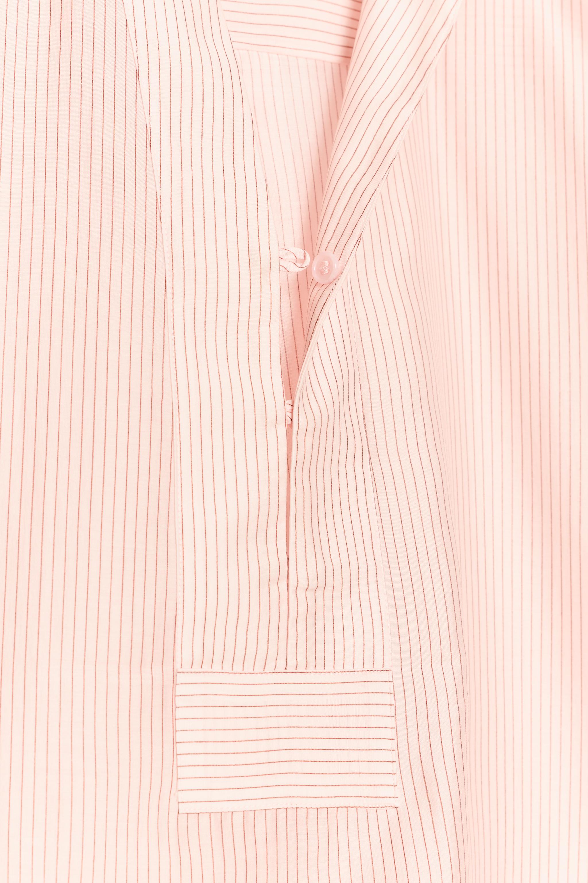 Zara ZW COLLECTION ÇİZGİLİ GÖMLEK görsel 7