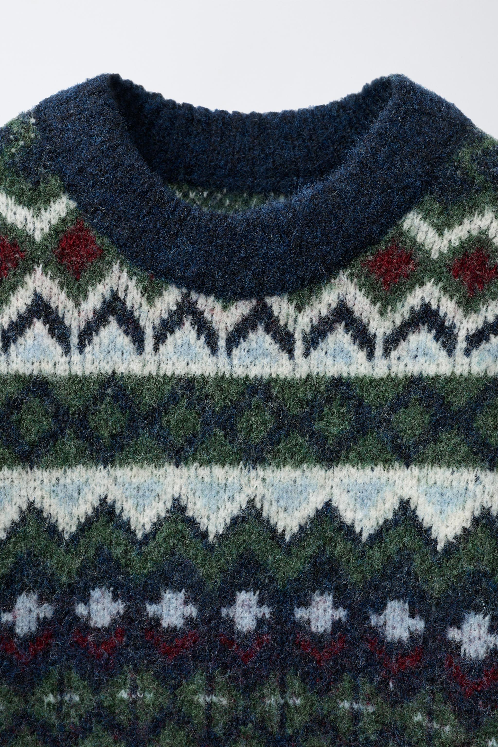 JACQUARD KNIT JUMPER