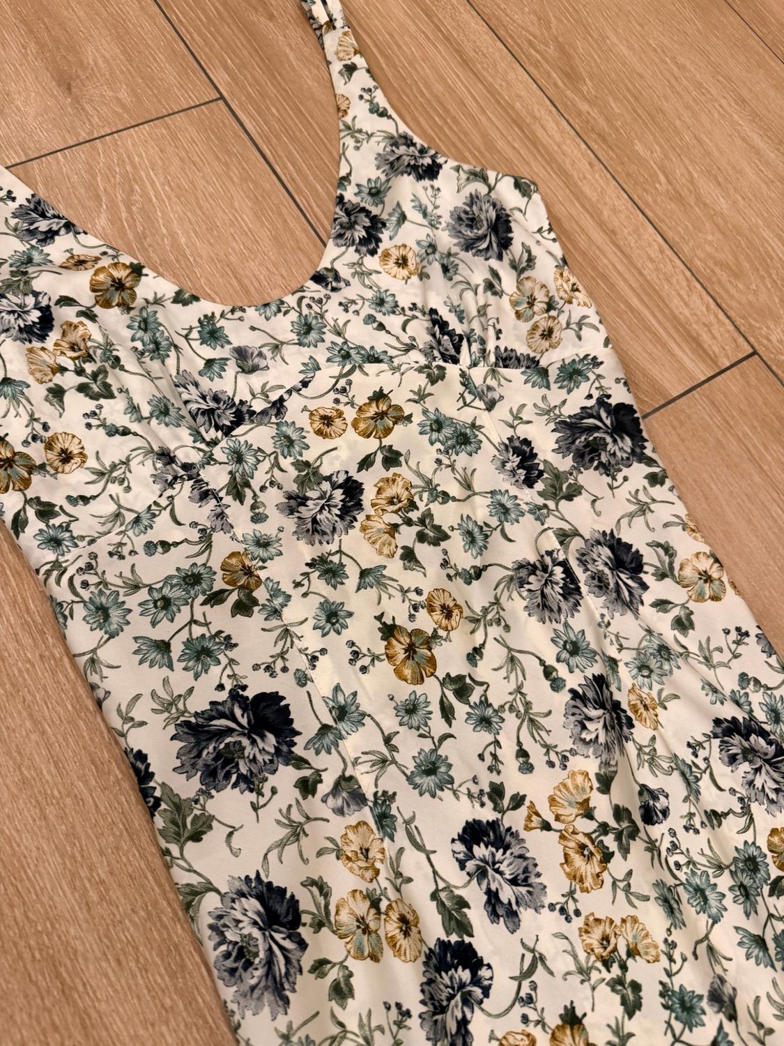 PRINTED SATIN DRESS - Image 3
