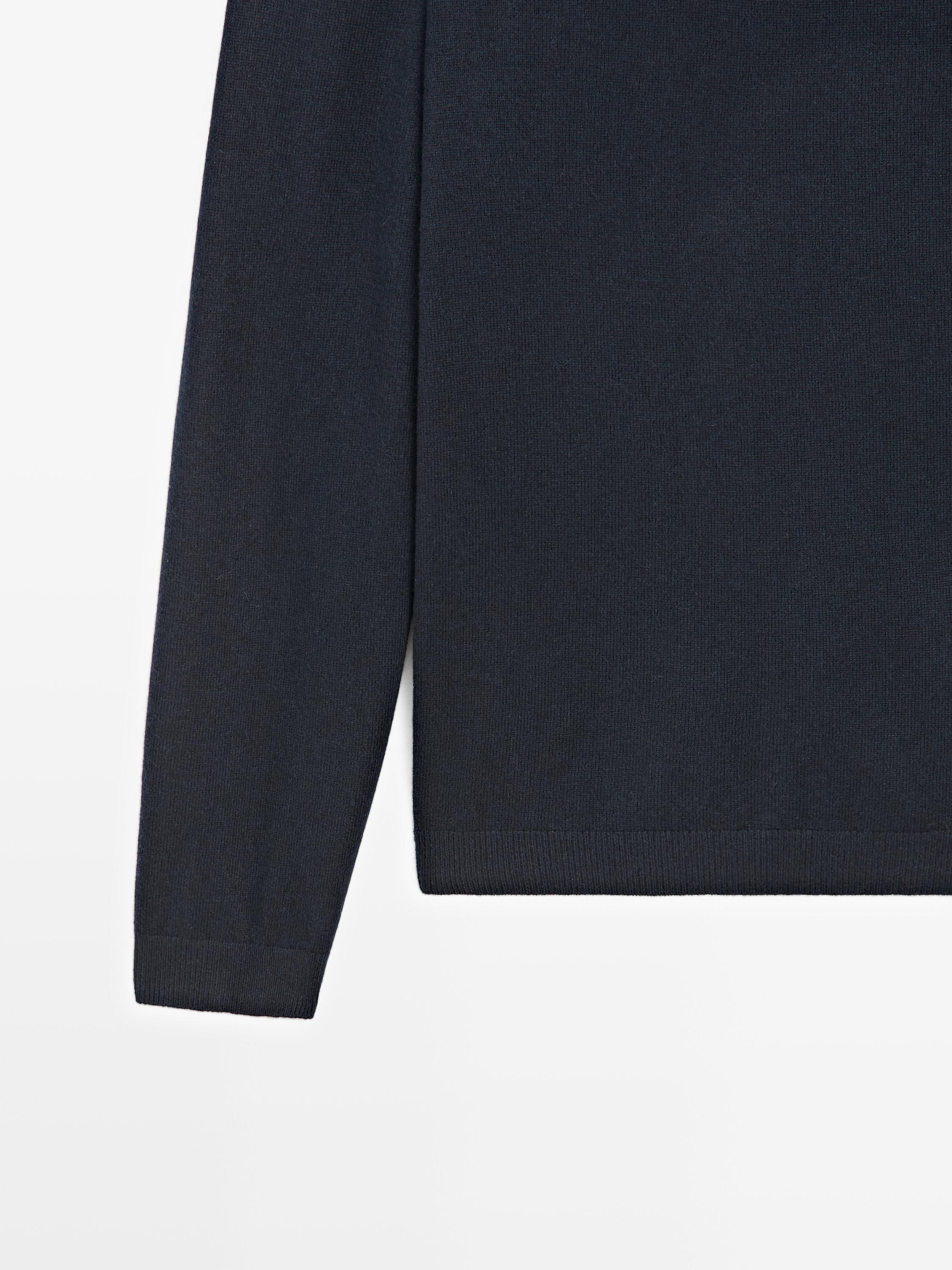 Pull à col en V maille de laine et cachemire - LIMITED