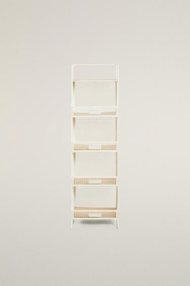STORAGE UNIT WITH SHELVES — Light beige 2