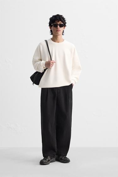 SOFT TECHNICAL SWEATSHIRT - White by Zara