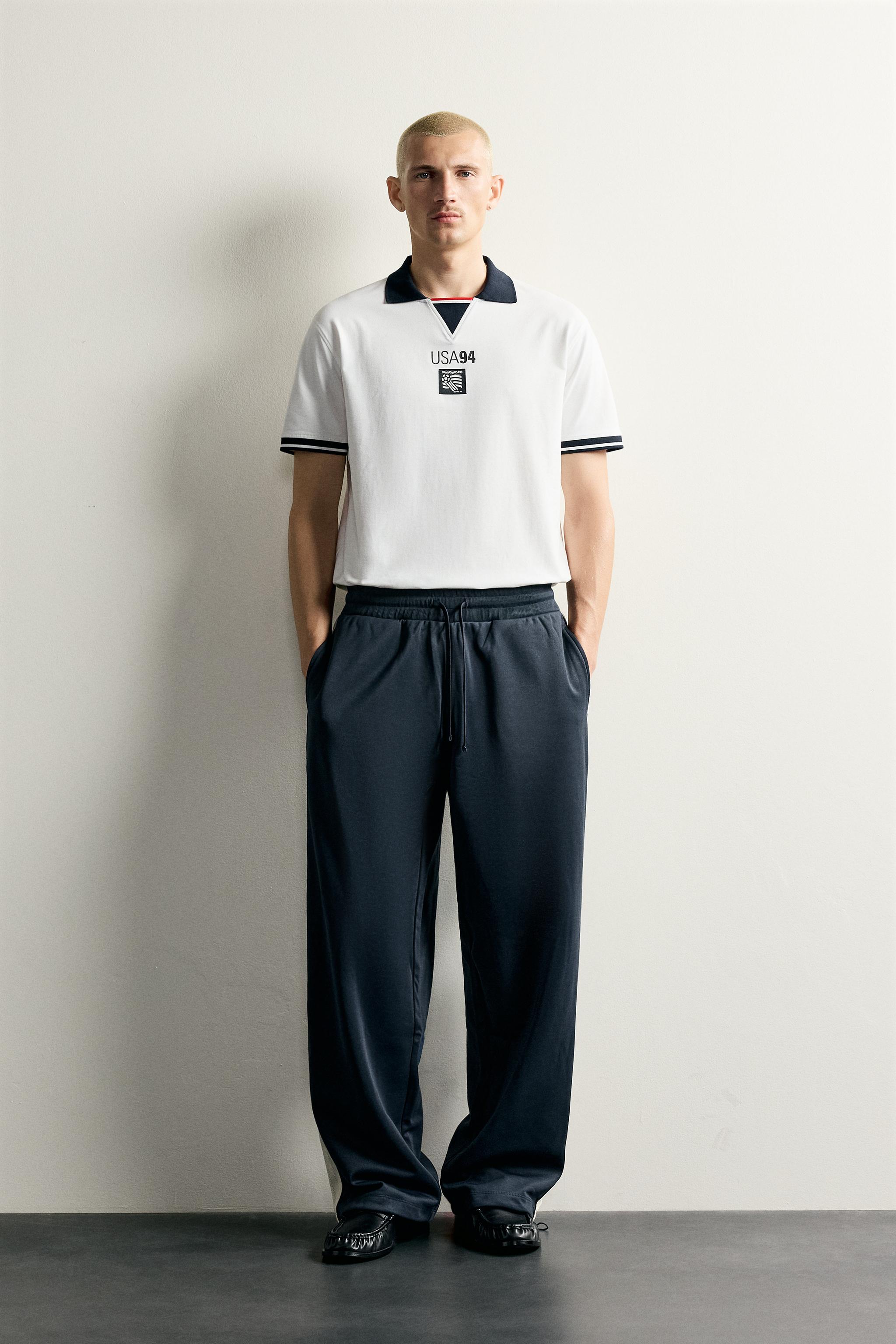 Zara ABD 94 FIFA DÜNYA KUPASI™ FIFA CLASSICS KONTRAST POLO T-SHIRT