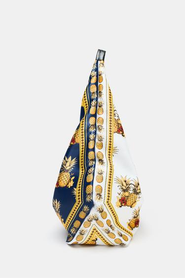 MULTI-COLOURED PRINT SHOPPER - Multicoloured by Zara - Image 4