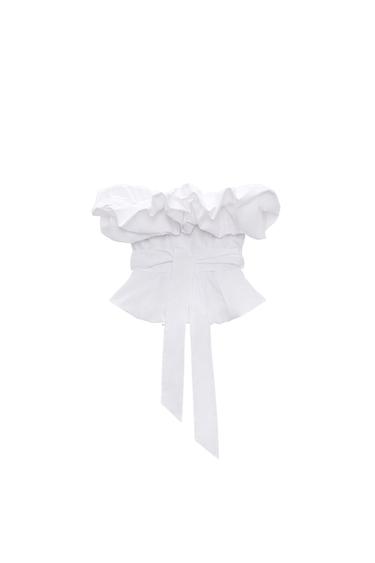 VOLUMINOUS POPLIN TOP