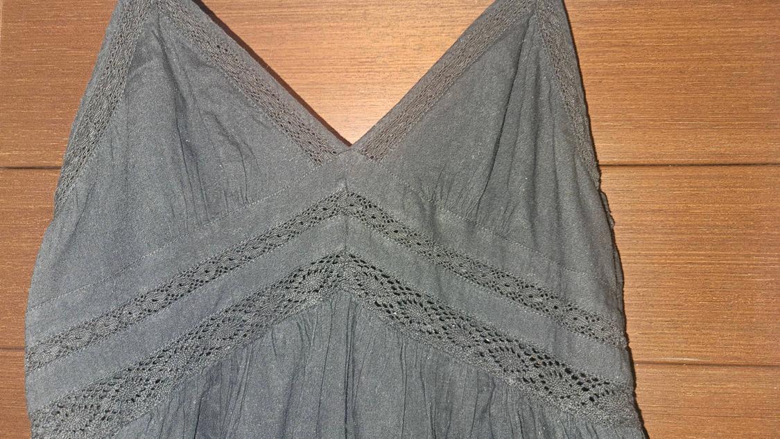 MIDI DRESS WITH LACE TRIM - Image 3