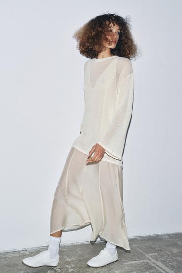 LONG COMBINED DRESS - Butter by Zara