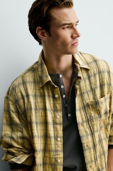 CHEMISE RELAXED FIT À CARREAUX - Bis de Zara - Image 5