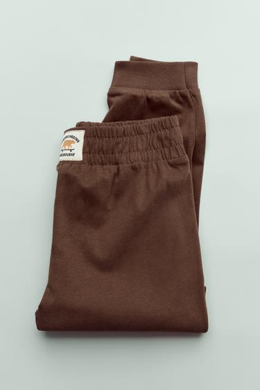 6-14 YEARS/ SKATE PRINT PYJAMAS - Brown by Zara