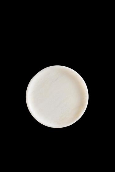 WHITE MARBLE BATHROOM SOAP DISH - White by Zara - Image 0