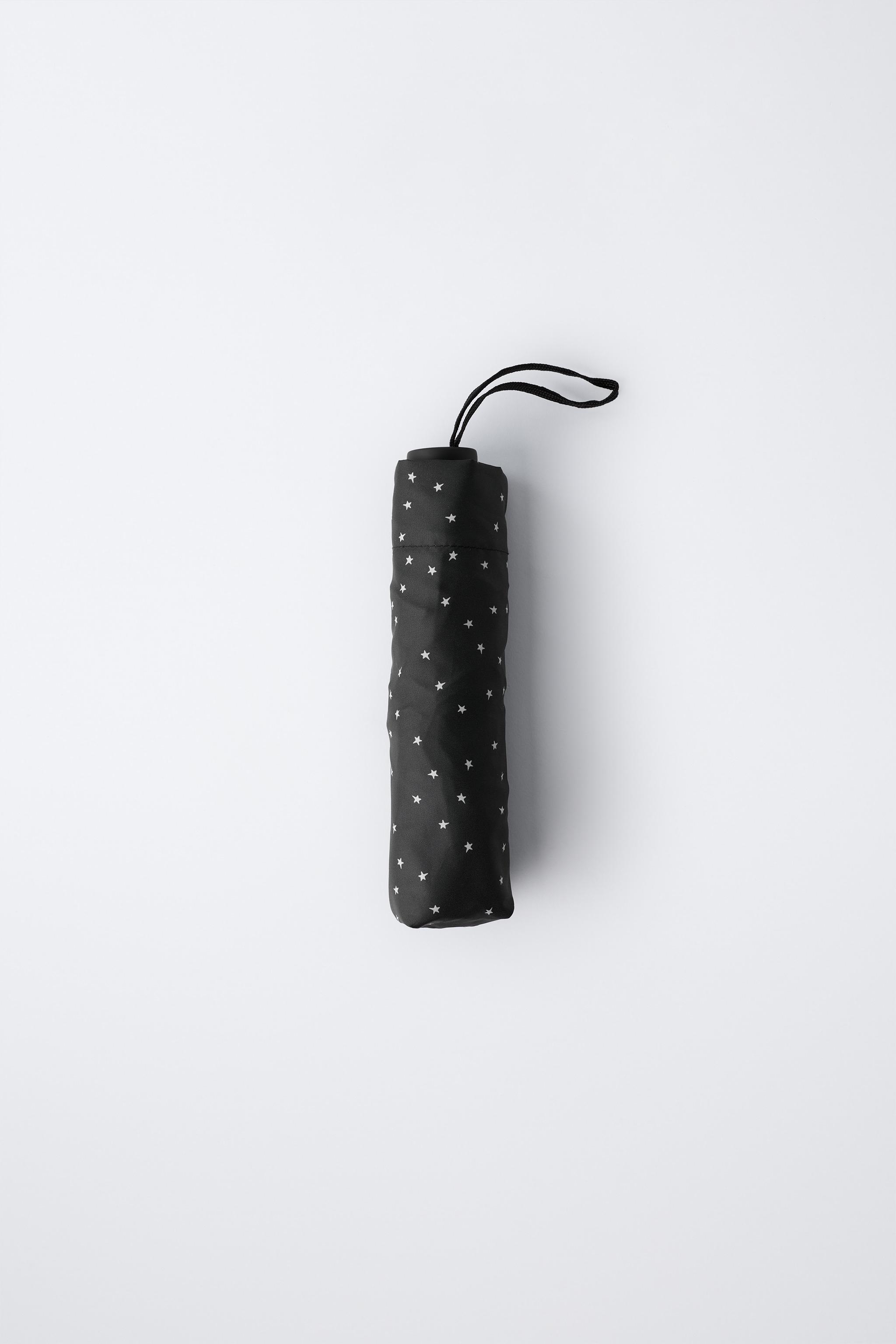 FOLDABLE STAR PRINT UMBRELLA