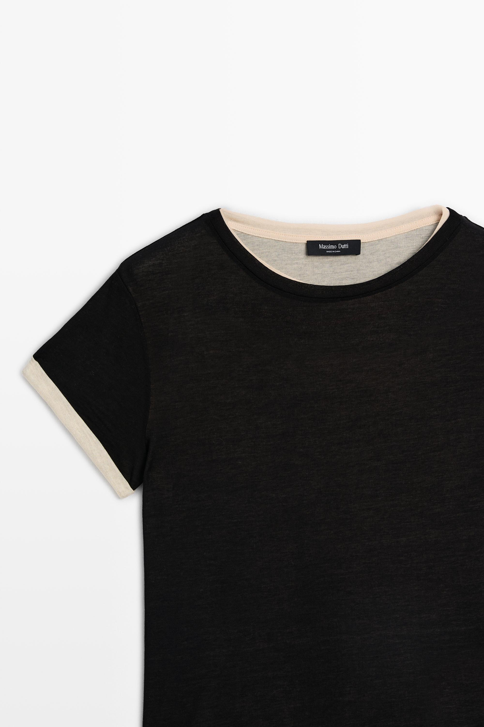 Double-layer short sleeve T-shirt