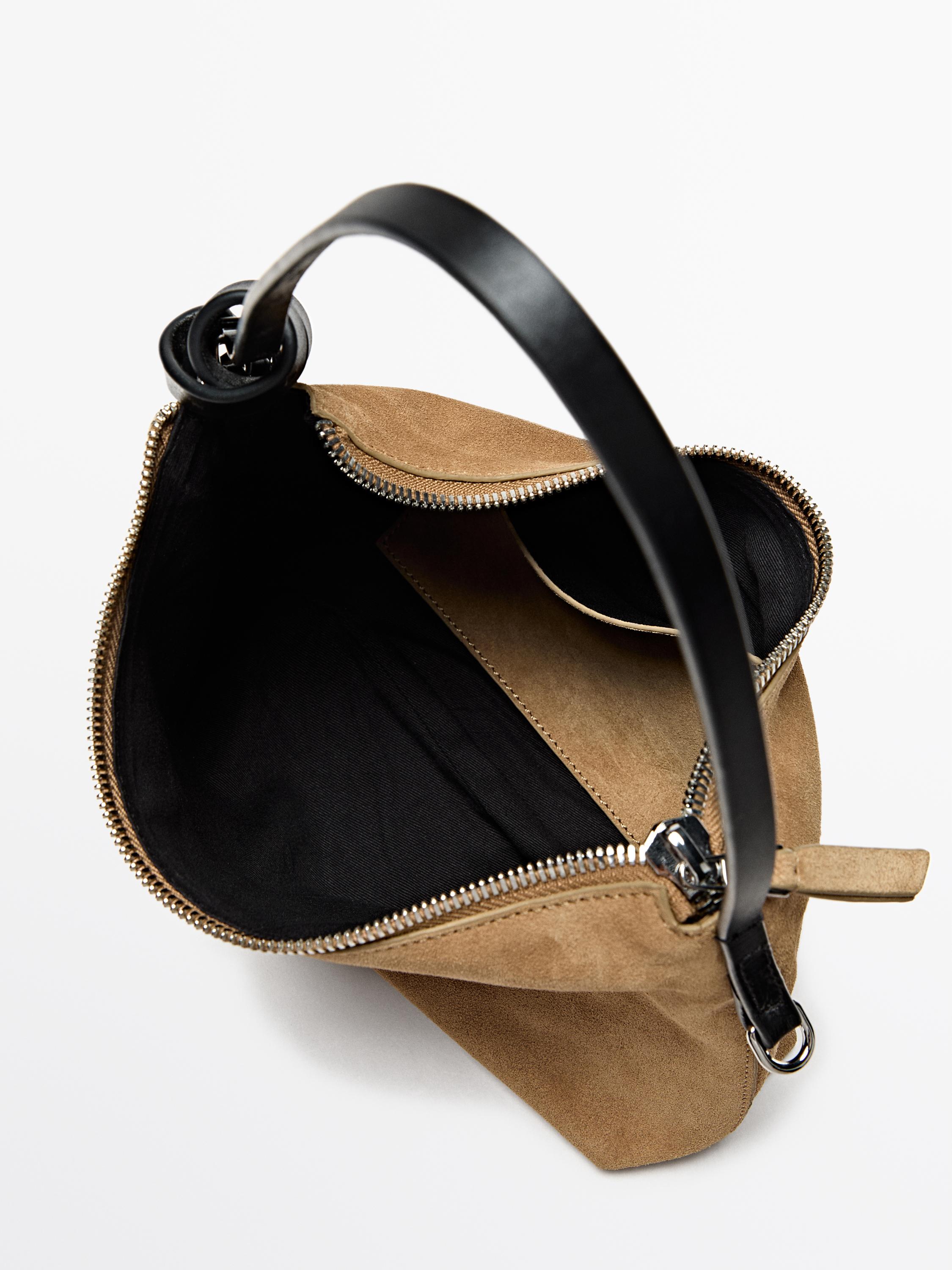 Petit sac en croûte de cuir