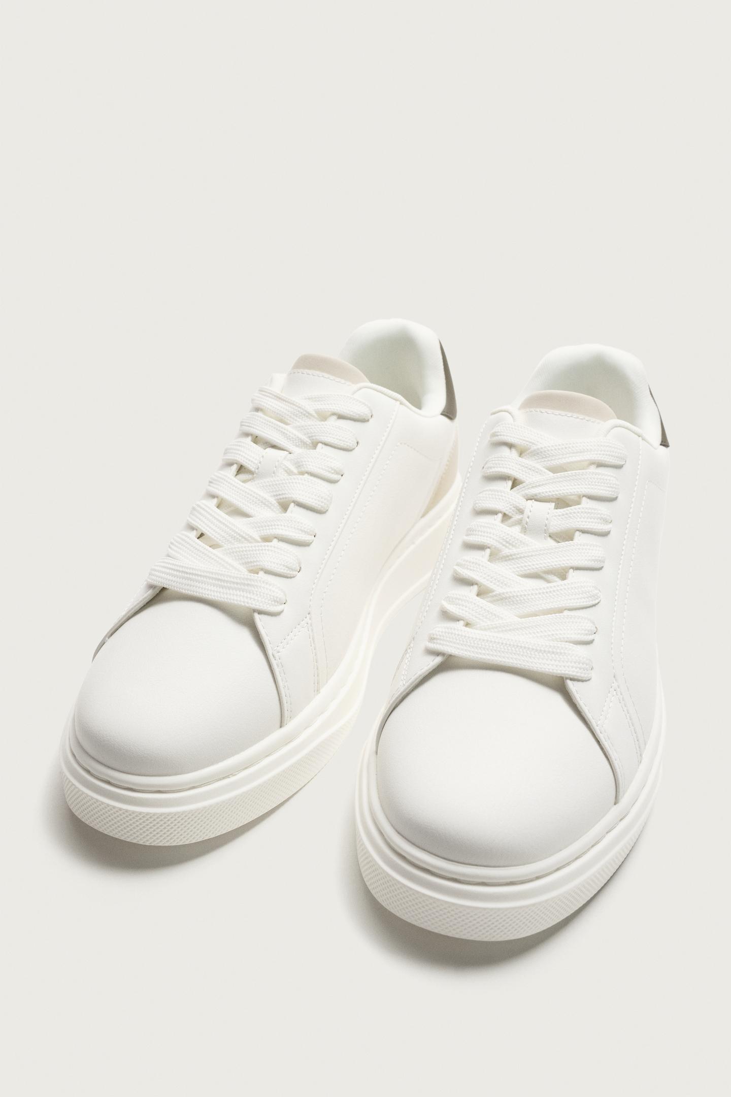 Мужские кроссовки Zara Heel Detail, цвет: Хаки зелёный — фото 5