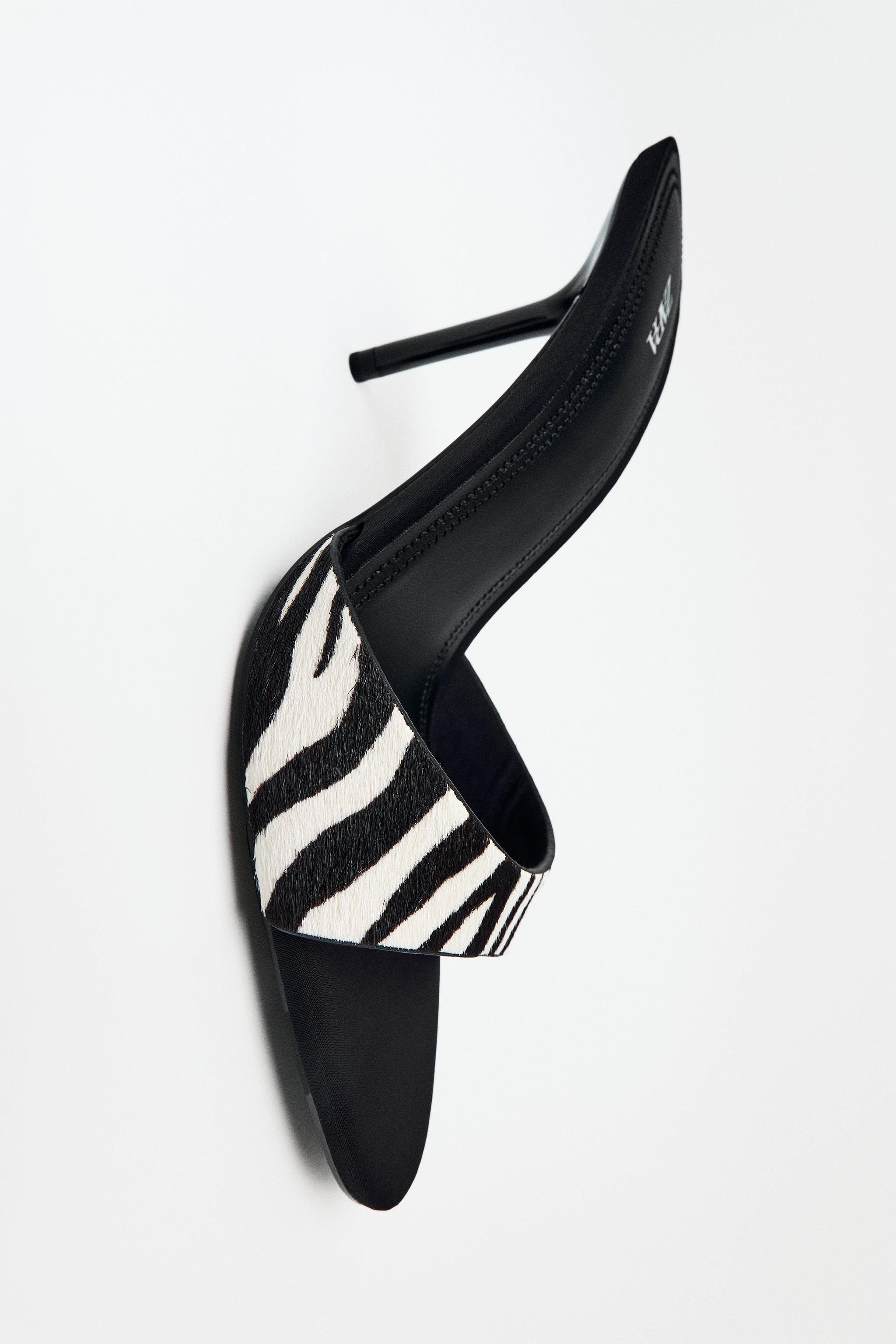 PRINTED LEATHER SANDALS WITH SHEEPSKIN