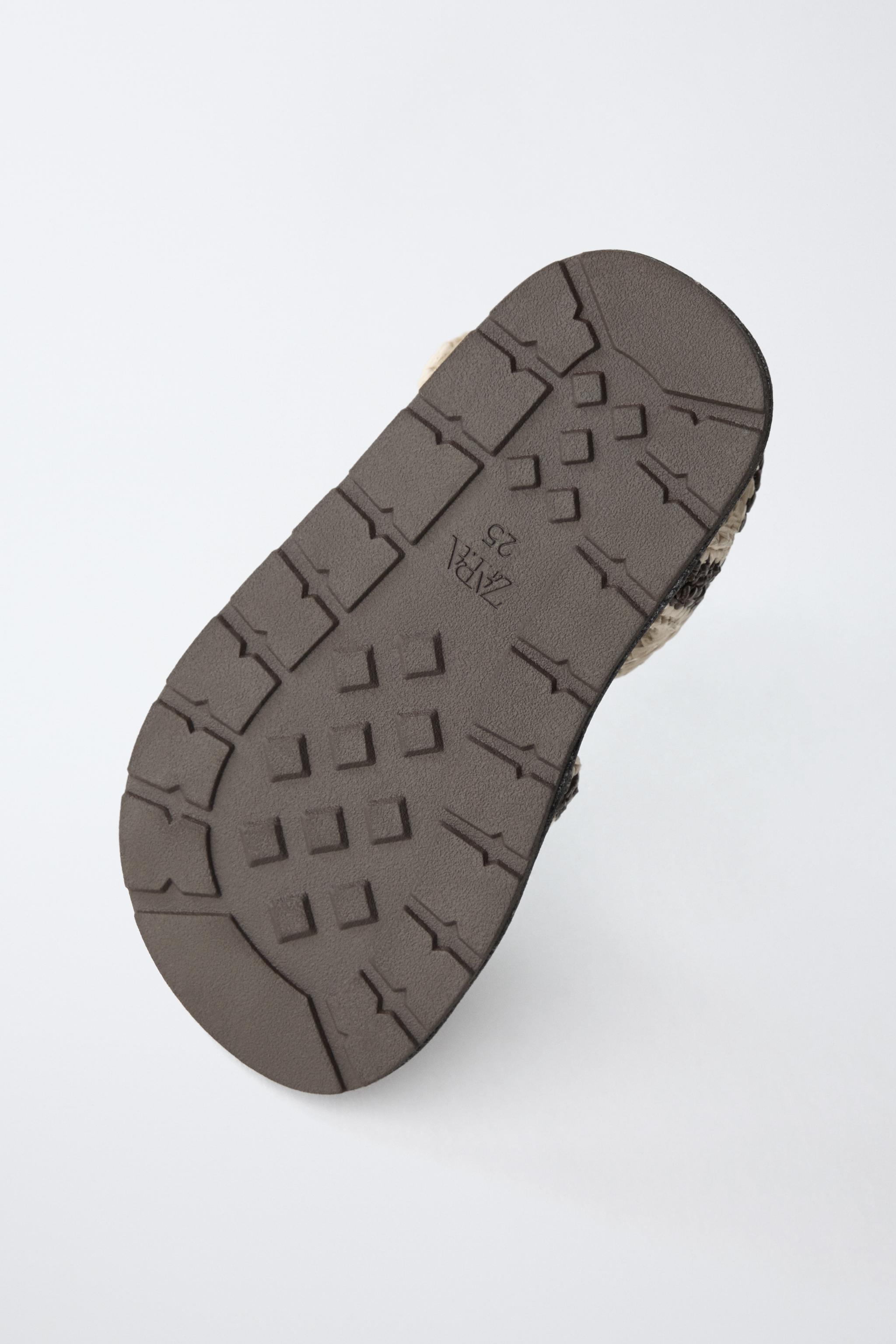 SANDALES STYLE PLAGE CROCHET
