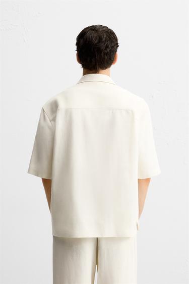 CHEMISE VISCOSE - JUTE - Blanc de Zara - Image 2