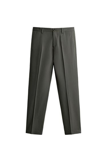 PANTALÓN TRAJE CONFORT - Verde de Zara