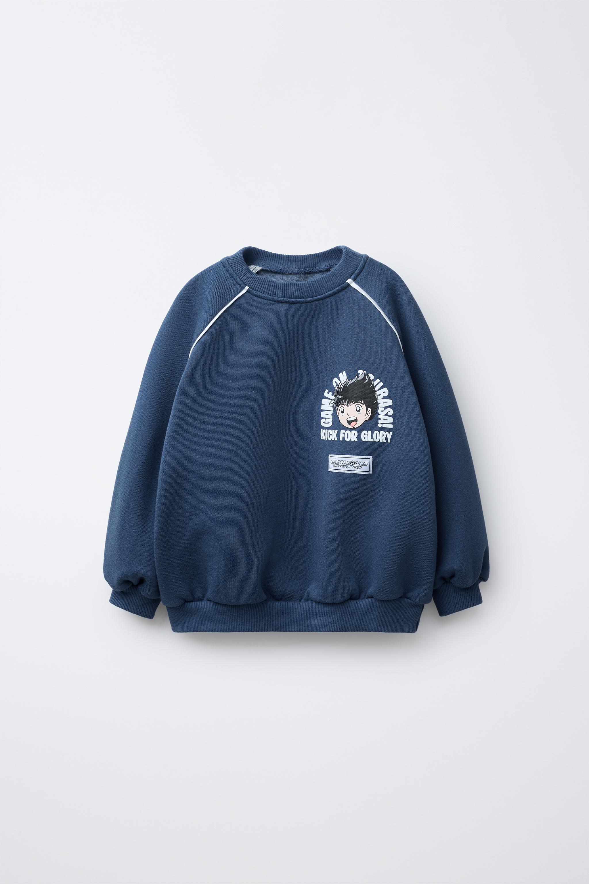 トップス POPPY BIG LOGO SWEATSHIRT (BLUE) Adult Poppi Future of Soda Graphic Sweatshirt Blue XL New