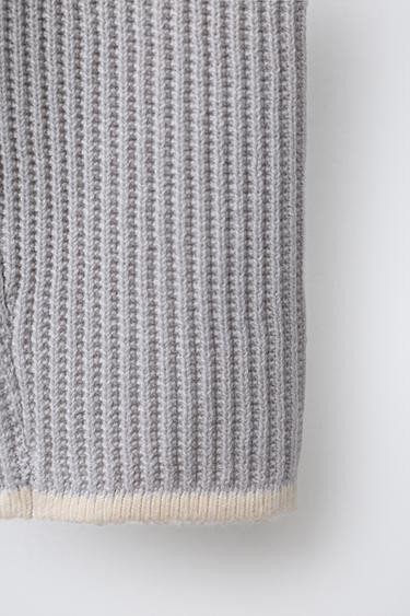 TROUSERS WITH CONTRAST TRIM - Sky blue by Zara - Image 3