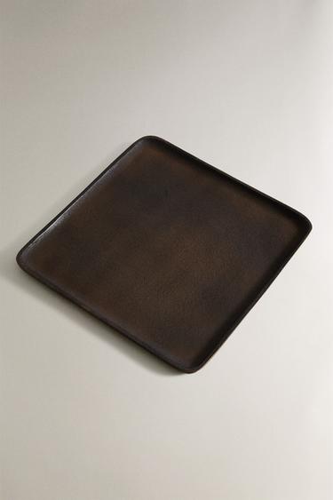 PLATEAU MÉTAL NOIR - gris anthracite de Zara - Image 1