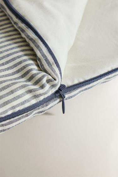 NID D’ANGE COTON RAYURES - Gris de Zara - Image 4