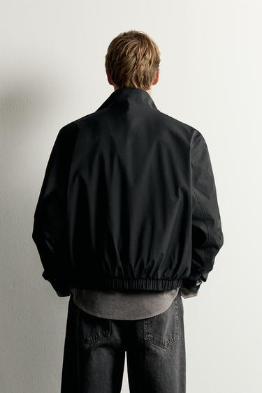 VENDBAR JAKKE MED TERNER - Sort fra Zara