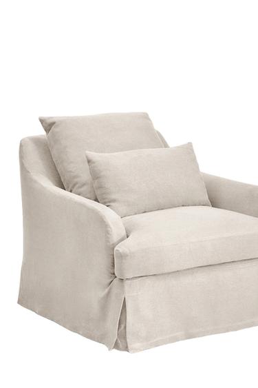 ARMCHAIR 01 LINEN COVER - Light beige by Zara