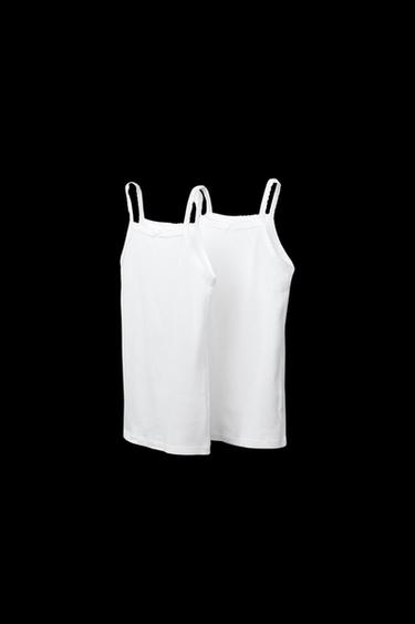2ER-PACK TRÄGER-T-SHIRTS - Cremefarben von Zara - Bild 0